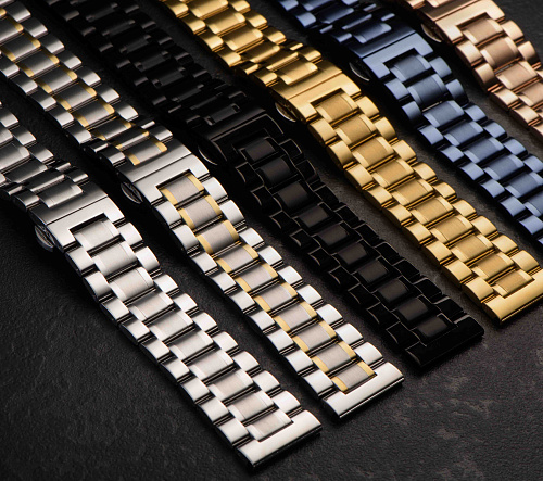 Металлические браслеты для часов