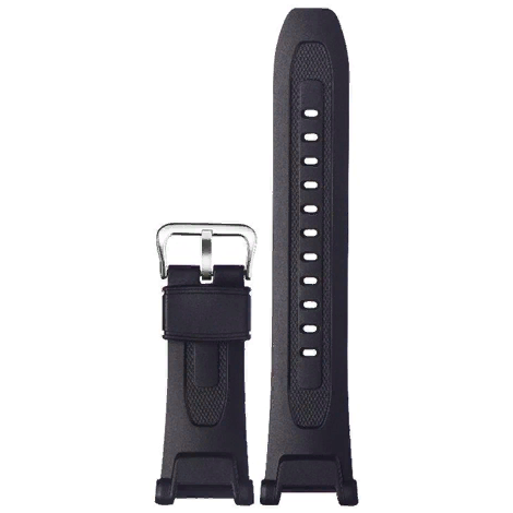CASIO PRG-240, PRG-240-1, PRG-40-3V OEM Stailer - ремешок для часов чёрный, полиуретан, гладкий, Германия - мастерская «Часовая Скорая Помощь». Картинка CASIO PRG-240, PRG-240-1, PRG-40-3V OEM Stailer - ремешок для часов чёрный, полиуретан, гладкий, Германия