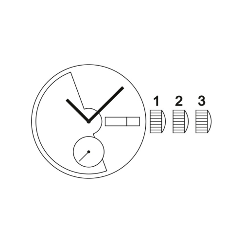 Картинка Механизм SELLITA SW660 A - механизм для часов механический 13 ¼, Швейцария