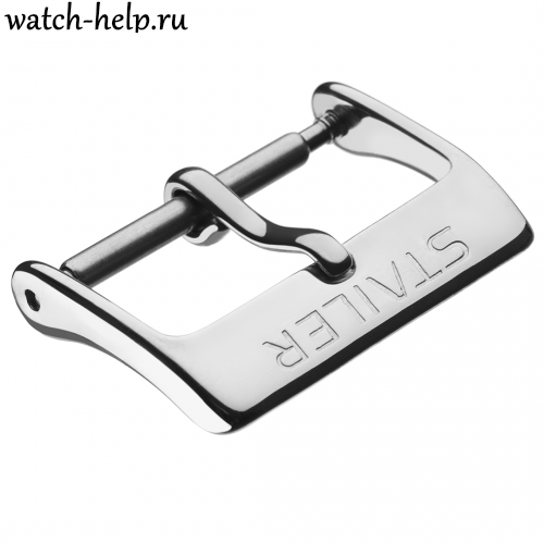 Stailer Original Buckle Steel - пряжка для часовых ремешков сталь полированная, сталь, Германия - мастерская «Часовая Скорая Помощь». Картинка Stailer Original Buckle Steel - пряжка для часовых ремешков сталь полированная, сталь, Германия