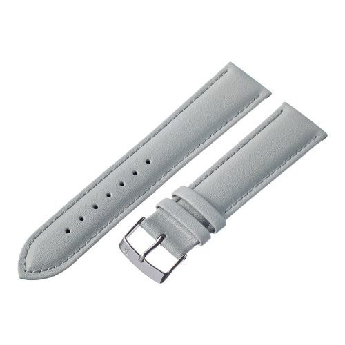 Картинка Ремешок MODENO серия A000 - ремешок для часов белый, кожа, гладкий, Китай