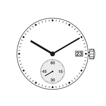 Механизм RONDA 6004.D - D3
