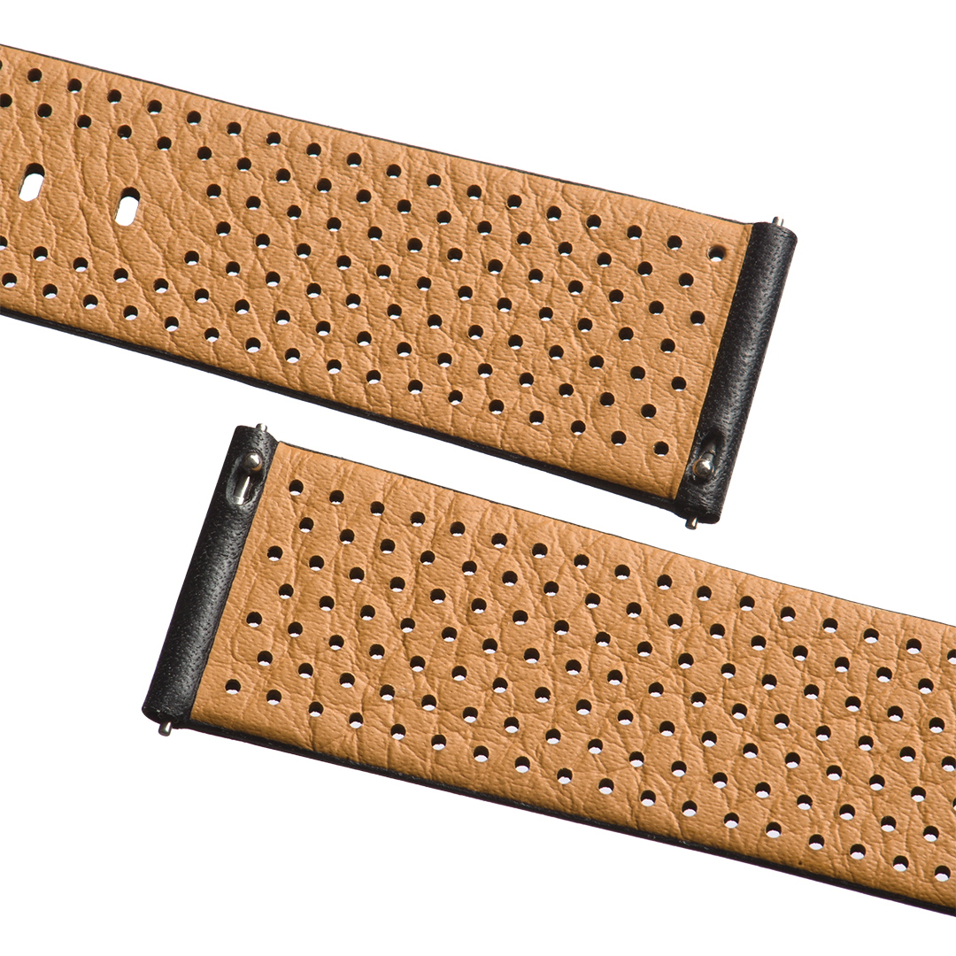 Картинка Stailer Premium 5761 Flex - ремешок для часов чёрный, кожа horween aniline latigo (сша), гладкий, Германия