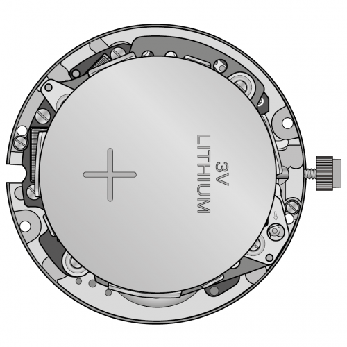 Картинка ETA 252.611 - механизм для часов кварцевый 11 ½, Швейцария