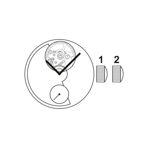 Картинка Механизм SELLITA SW261-1 AJ - механизм для часов механический 11 ½, Швейцария