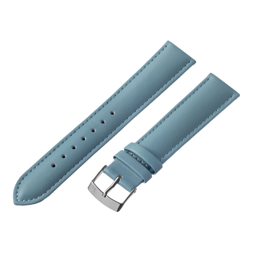 Картинка Ремешок MODENO серия A000 - ремешок для часов белый, кожа, гладкий, Китай