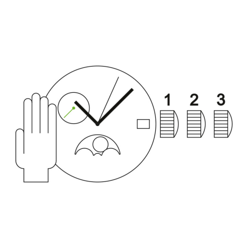 Картинка Механизм SELLITA SW285-1 M A - механизм для часов механический 11 ½, Швейцария
