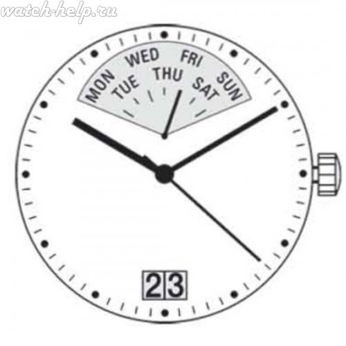 Картинка RONDA 7003.N Mastertech 7000 - механизм для часов кварцевый 15, Швейцария