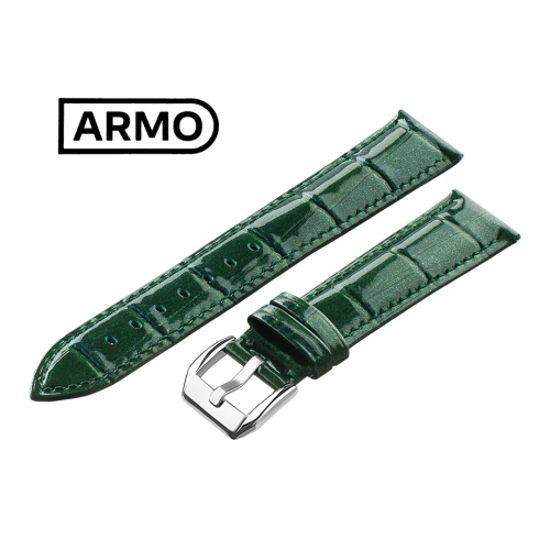 ARMO 4902 - ремешок для часов коричневый, кожа, аллигатор - мастерская «Часовая Скорая Помощь». Картинка ARMO 4902 - ремешок для часов коричневый, кожа, аллигатор