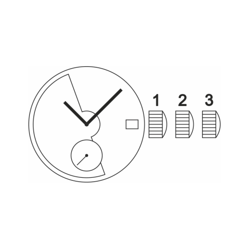 Картинка Механизм SELLITA SW360-1 - механизм для часов механический 11 ½, Швейцария