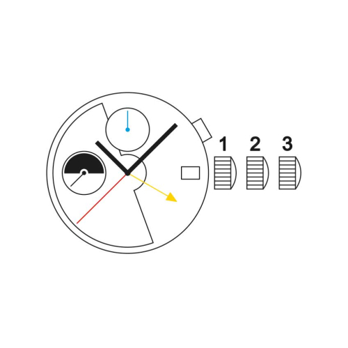 Картинка Механизм SELLITA SW532 MPC C - механизм для часов механический 13 ¼, Швейцария