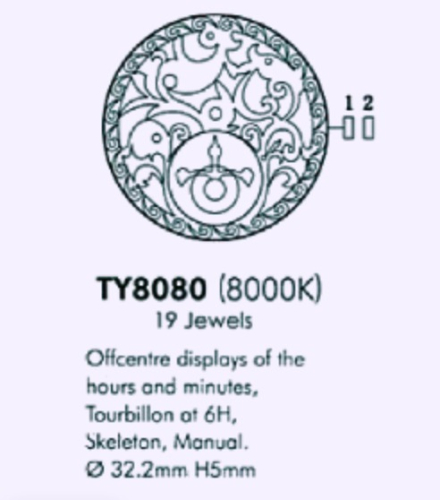 Купить. Заменить. Отремонтировать Механизм SEAGULL - ST8000K / TY8080 - в мастерской «Часовая Скорая Помощь»