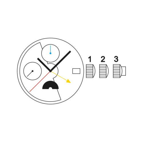 Картинка Механизм SELLITA SW532 MPC D - механизм для часов механический 13 ¼, Швейцария