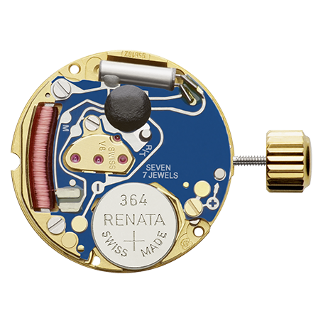 Картинка ETA 956.102 Quartz normflatline - механизм для часов кварцевый 7 ¾, Швейцария