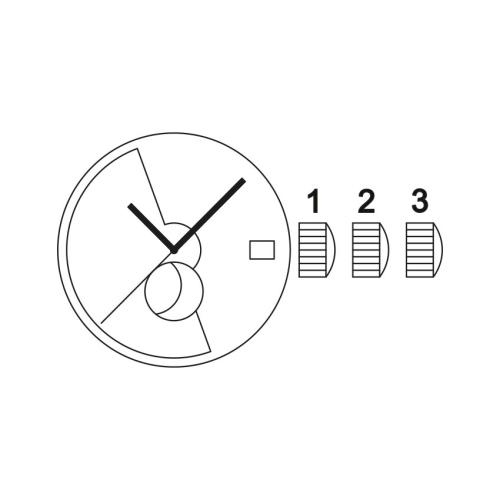 Картинка Механизм SELLITA SW288-1 B - механизм для часов механический 11 ½, Швейцария