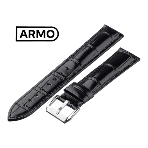 Картинка ARMO 4902 - ремешок для часов коричневый, кожа, аллигатор