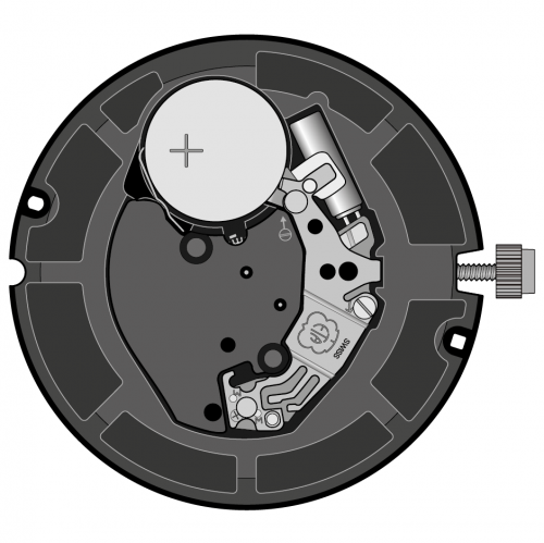 Картинка ETA 805.121 - механизм для часов кварцевый 11 ½, Швейцария