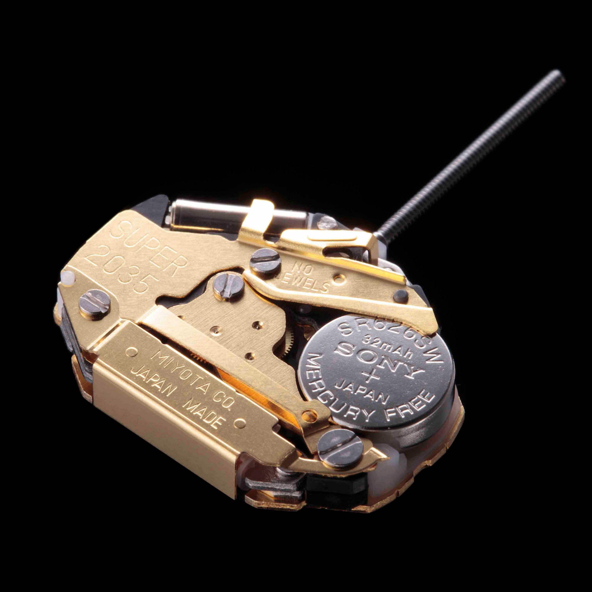 Картинка MIYOTA 2035 Standard - механизм для часов кварцевый 6 ¾ × 8, Япония