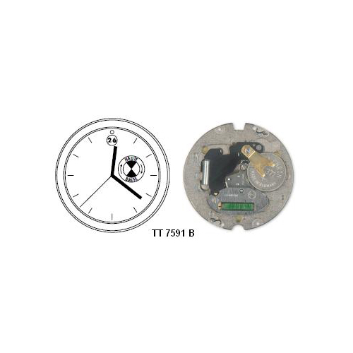 Купить. Заменить. Отремонтировать TT 7591B - в мастерской «Часовая Скорая Помощь»