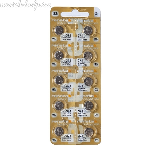 Картинка Renata 371 MP-E EOL - батарейка, Швейцария