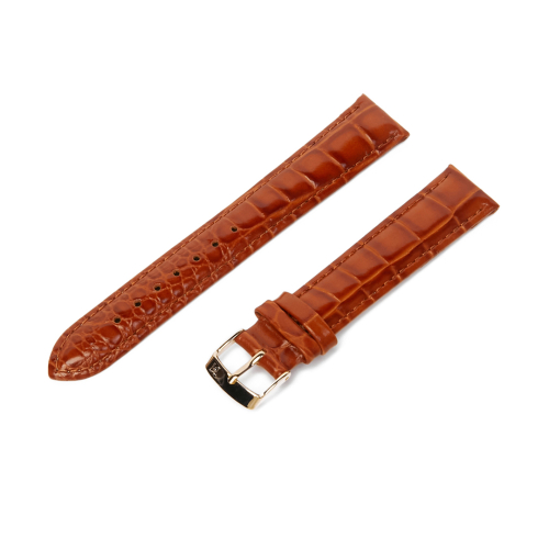 Картинка Ремешок MODENO серия A000 - ремешок для часов белый, кожа, гладкий, Китай