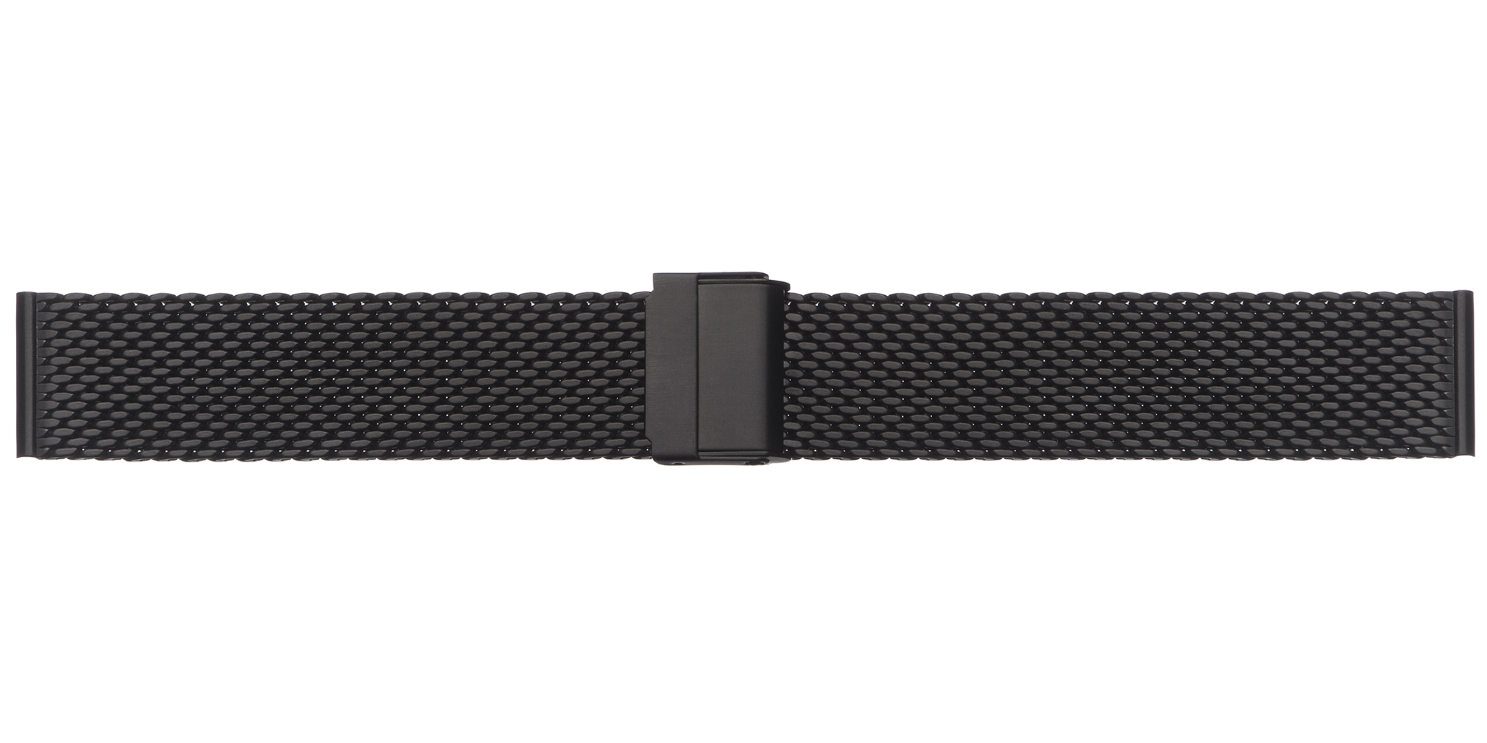 Картинка INOX PLUS M-414 Black - браслет для часов чёрный, сталь, Китай