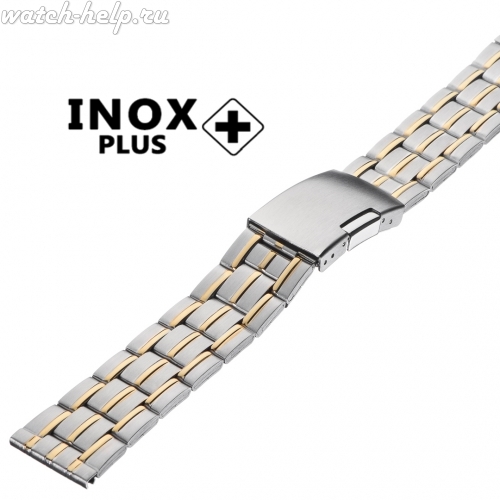 Картинка INOX PLUS V-102 Bicolor - браслет для часов, сталь, Китай