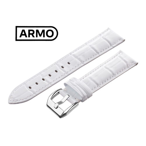 ARMO 4902 - ремешок для часов коричневый, кожа, аллигатор - мастерская «Часовая Скорая Помощь». Картинка ARMO 4902 - ремешок для часов коричневый, кожа, аллигатор