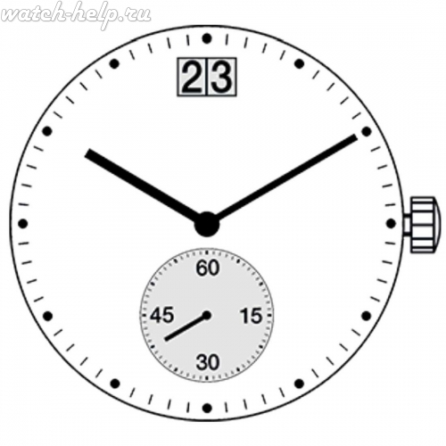 Картинка RONDA 7004.B Mastertech 7000 - механизм для часов кварцевый 15, Швейцария