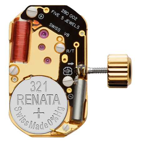 Картинка ETA 280.002 Quartz normflatline - механизм для часов кварцевый 3 ¾ × 6 ¾, Швейцария