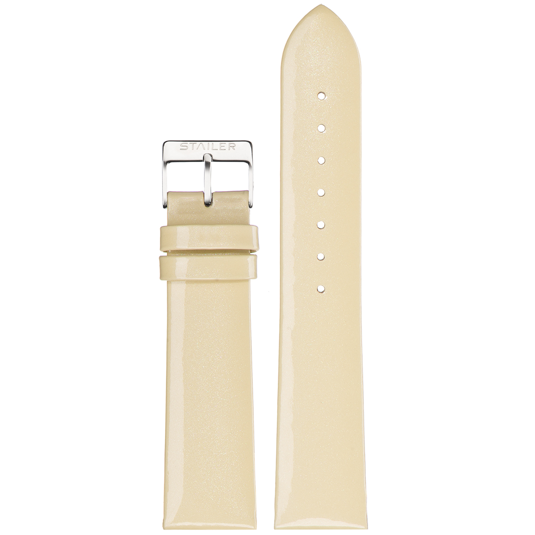 Картинка Stailer 1259 Original - ремешок для часов бежевый, кожа, гладкий, Германия