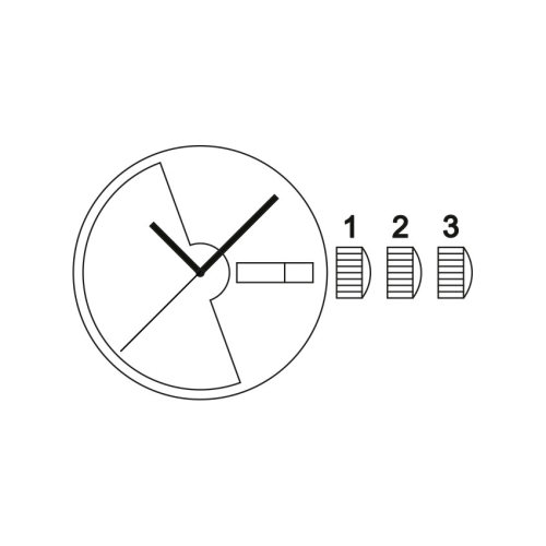Картинка Механизм SELLITA SW600 A - механизм для часов механический 13 ¼, Швейцария