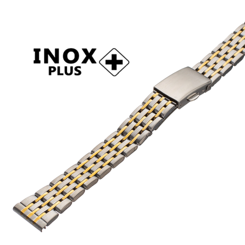 Картинка INOX PLUS V-208 Bicolor - браслет для часов, сталь, Китай