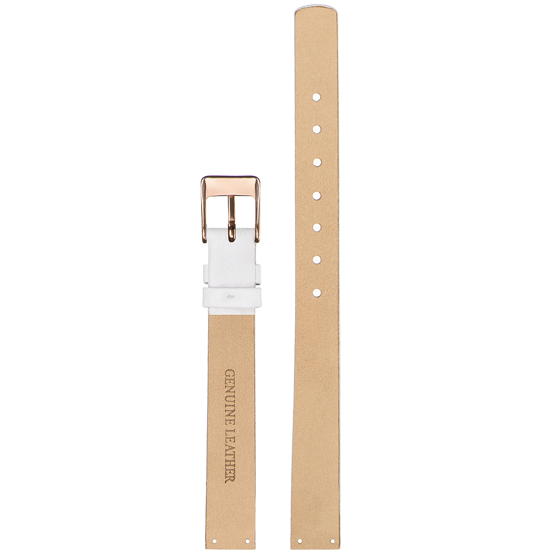 Картинка SKAGEN - SKW2009 White OEM Stailer - ремешок для часов белый, натуральная кожа телёнка, гладкий, Германия