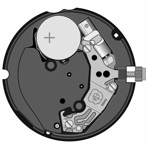 Картинка ETA 803.161 - механизм для часов кварцевый 8 ¾, Швейцария
