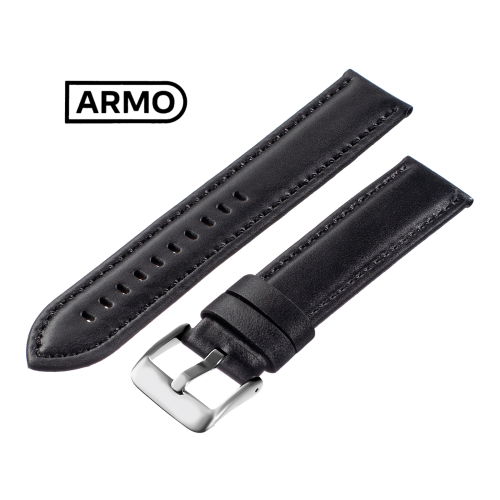 Картинка ARMO 4902 - ремешок для часов коричневый, кожа, аллигатор