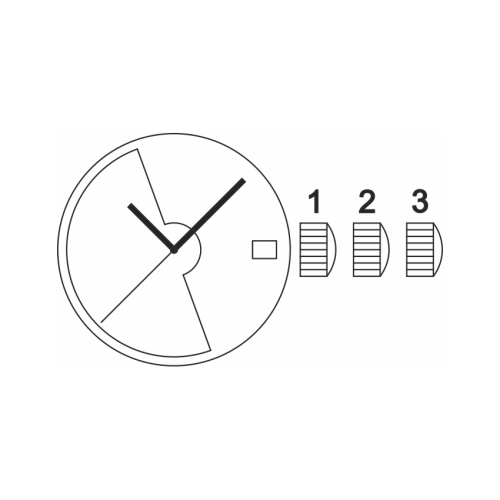 Картинка Механизм SELLITA SW300-1 A - механизм для часов механический 11 ½, Швейцария