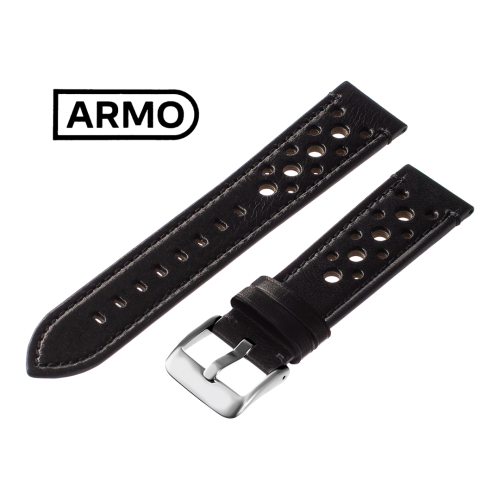 ARMO 4902 - ремешок для часов коричневый, кожа, аллигатор - мастерская «Часовая Скорая Помощь». Картинка ARMO 4902 - ремешок для часов коричневый, кожа, аллигатор