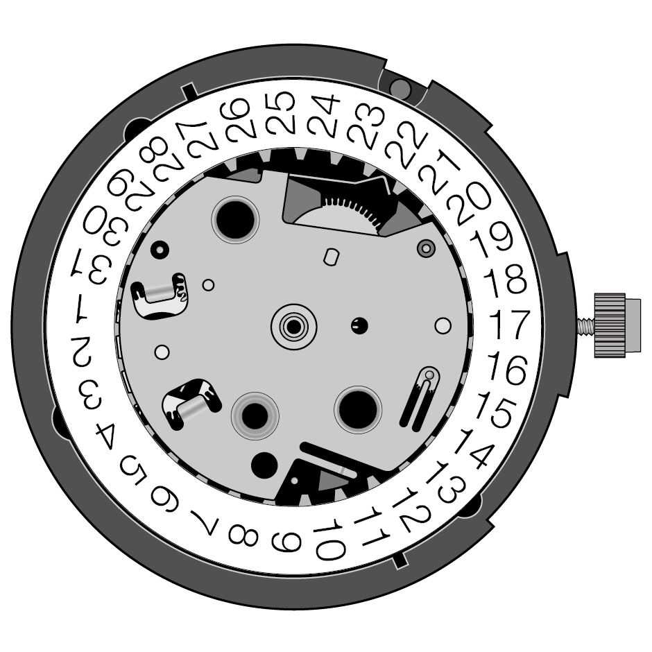 Картинка ETA G15.211 Quartz fashionline - механизм для часов кварцевый 10 ½, Швейцария
