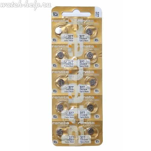 Картинка Renata 377 MP-E EOL - батарейка, Швейцария