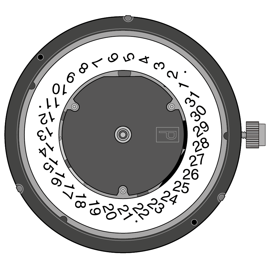 Картинка ETA G10.711 Quartz fashionline - механизм для часов кварцевый 13 ¼, Швейцария