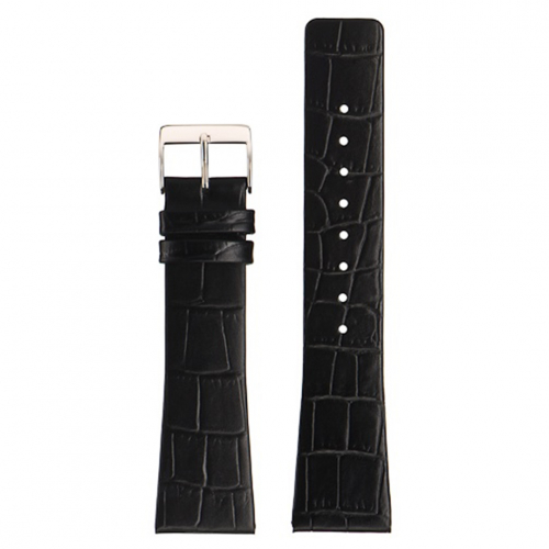 SKAGEN - 858XLSLC OEM Stailer - ремешок для часов чёрный, натуральная кожа телёнка, аллигатор, Германия - мастерская «Часовая Скорая Помощь». Картинка SKAGEN - 858XLSLC OEM Stailer - ремешок для часов чёрный, натуральная кожа телёнка, аллигатор, Германия