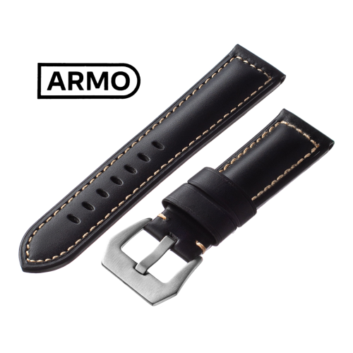 Картинка ARMO 4902 - ремешок для часов коричневый, кожа, аллигатор