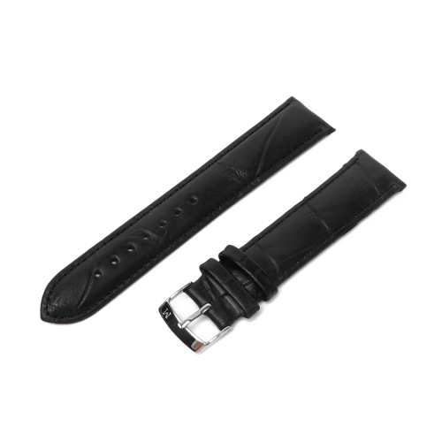 Картинка Ремешок MODENO серия A000 - ремешок для часов белый, кожа, гладкий, Китай