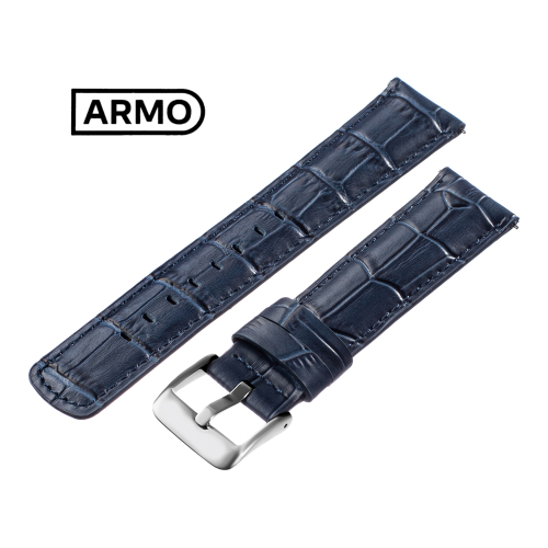 Картинка ARMO 4902 - ремешок для часов коричневый, кожа, аллигатор