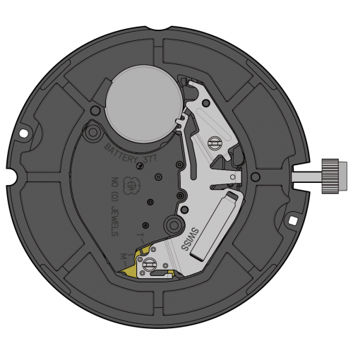 Картинка ETA 805.114 - механизм для часов кварцевый 11 ½, Швейцария