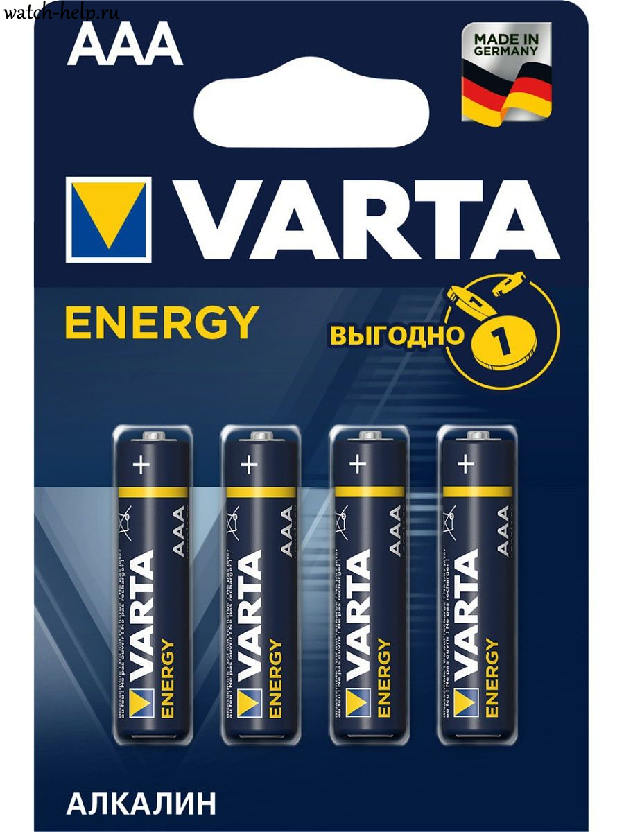 Батарейка VARTA ENERGY AAA/LR03 1 шт.