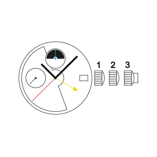 Картинка Механизм SELLITA SW532 MPC B - механизм для часов механический 13 ¼, Швейцария