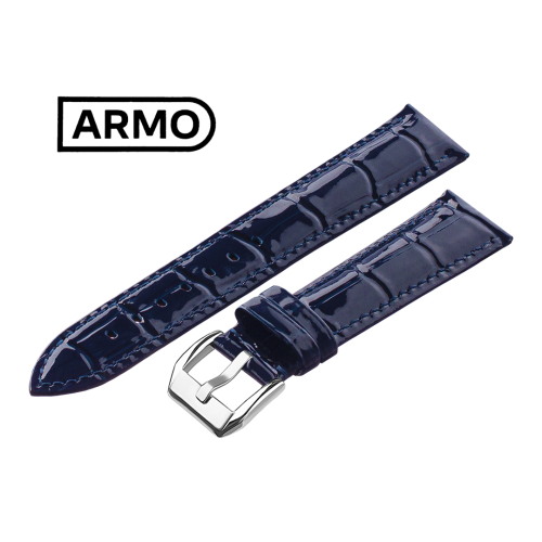 Картинка ARMO 4902 - ремешок для часов коричневый, кожа, аллигатор