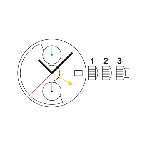 Картинка Механизм SELLITA SW536 MPC - механизм для часов механический 13 ¼, Швейцария